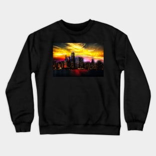 Skyline by Night Crewneck Sweatshirt